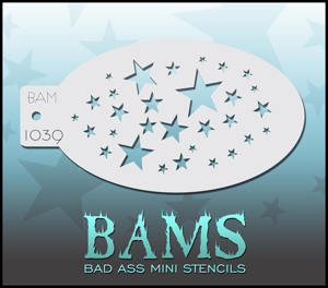 Picture of Bad Ass Mini Stencil 1039 - Stars