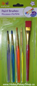 Picture of  Lil' Artist Acrylic Paint Brushes Multi-Colored  