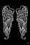 Picture of Elite - HD Stencil - Angel Wings - L09 (1pc/pk)