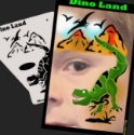Picture of Dino Land Stencil Eyes Profile - SOBA