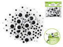 Picture of Paste-On Black Googly Eyes:  5mm-24mm (182/pk)