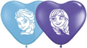 Picture of 6 Inch Heart Anna & Elsa Frozen (100/bag)