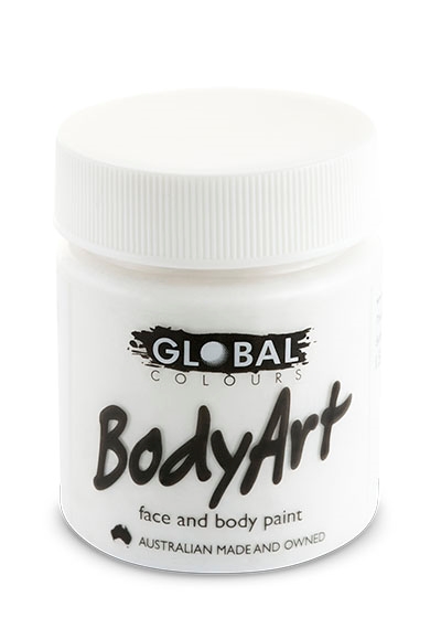 Picture of Global  - Liquid Face and Body Paint - WHITE  45ml