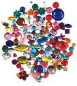 Picture of Gemstones Assorted shapes-colors-sizes 30g - FT