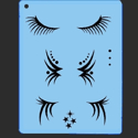 Picture of Eye Lashes Stencil - SOBA-16