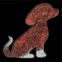 Picture of Puppy - Sparkle Stencil (1pc)