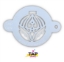 Picture of TAP 069 Face Painting Stencil - Large Christmas Ornament