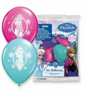 Picture of 12" Frozen Assortment 6 count Latex Balloons (6/Bag)