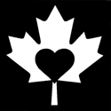 Picture of  Maple Heart - Sparkle Stencil (1pc)