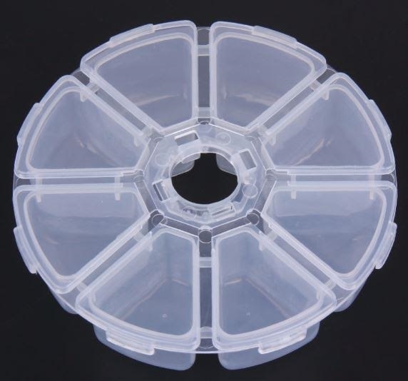 Picture of Round Plastic Container - 8 Compartments