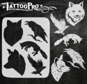 Picture of Tattoo Pro Stencil - Fox & Crow (ATPS-151)