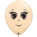 Picture of 5" Blush Feminine Face Balloons (100/bag)