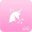 Picture of Pink Power Face Painting Stencil (1005) - Unicorn