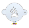 Picture of TAP 045 Face Painting Stencil - Fire Flame