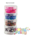 Picture of Craft & Bead Storage:1.9''x 1''- Screw-Stack Canisters - 4 Pieces - PB811