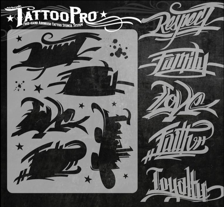 Picture of Tattoo Pro Stencil - Good Words (ATPS132)