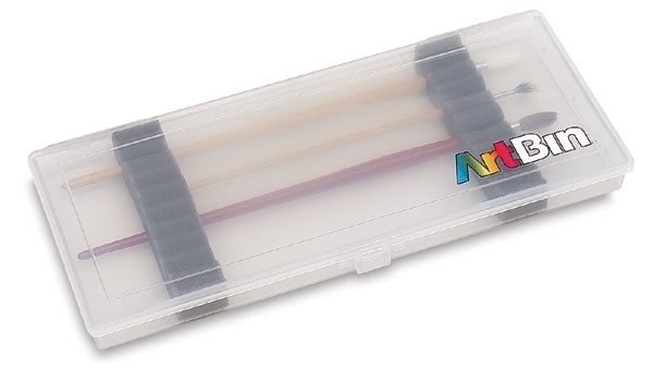 Picture of ArtBin Translucent Brush Box (14" x 6" x 1.25")