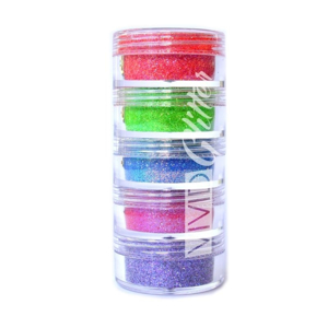 Picture of Vivid Glitter Stackable Loose Glitter - Twister Rainbow 5pc (10g)