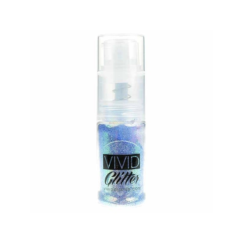 Picture of Vivid Glitter Fine Mist Pump Spray - Frosted Blue (14ml)