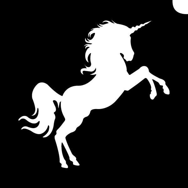 mythical unicorn stencil 1pc hokey pokey shop professional face