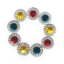 Picture of Double Round Gems - Festive Set - 12mm  (9 pc.) (AG-DRM2)