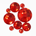 Picture of Round Gems - Red - 5 to 20mm (9 pc) (SG-RR)