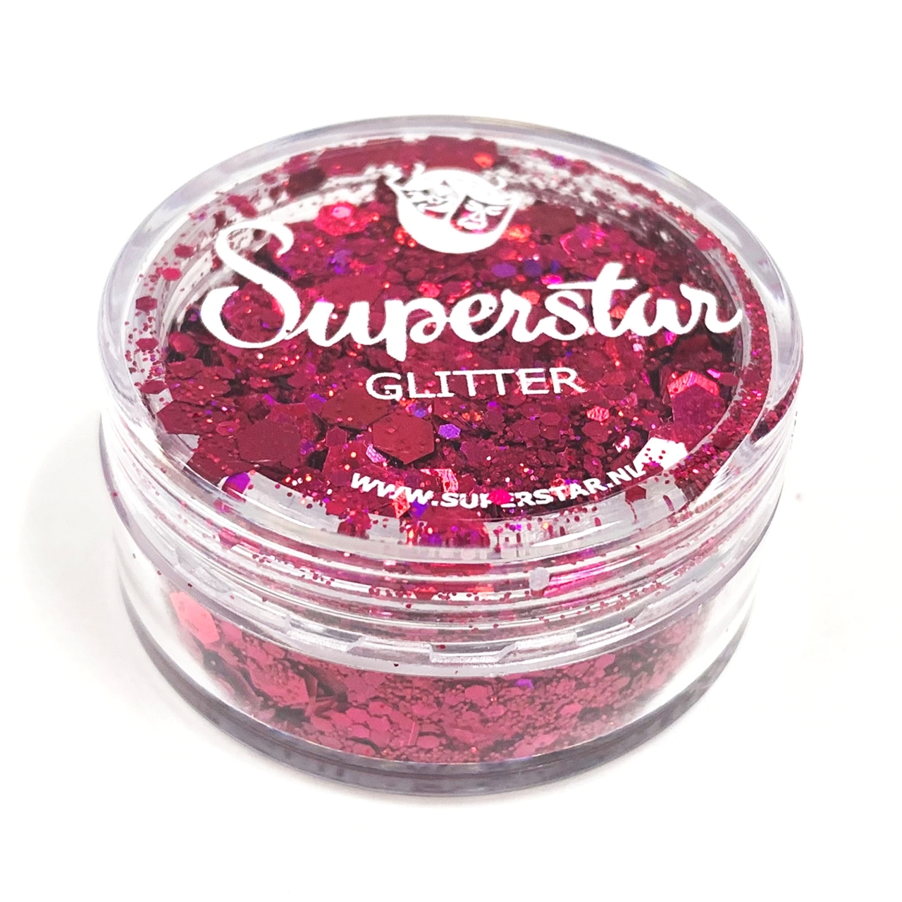 Picture of Superstar Chunky Glitter - Laser Pink (8ml)