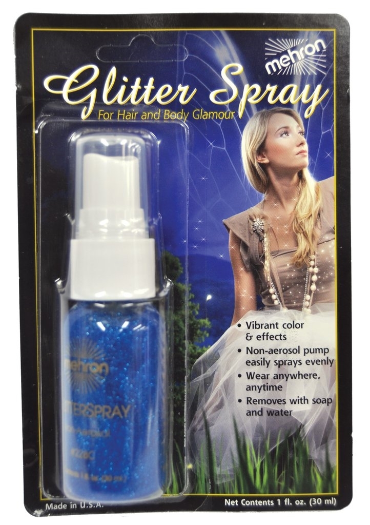 Picture of Mehron Glitter Spray - Deacon Blue
