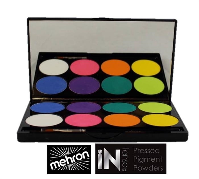 Picture of Mehron INntense Pro Pressed Powder Palette - Fire (8 shades) - 168-PAL-F