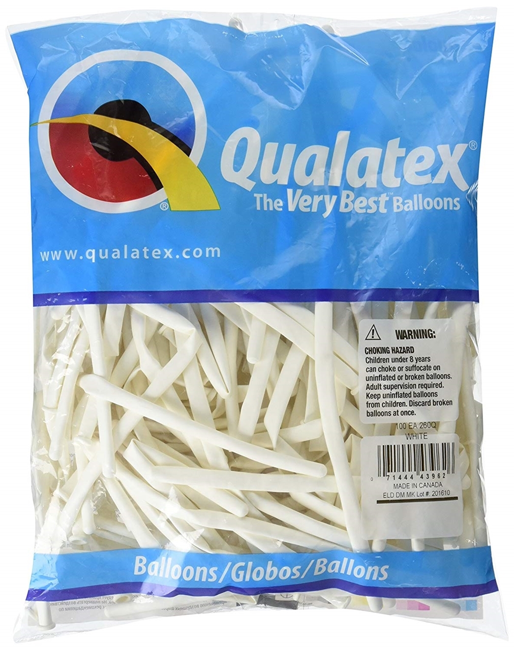 Picture of 260Q Qualatex - White (100/bag)