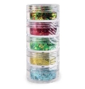 Picture of Vivid Glitter Stackable Loose Glitter - Christmas Miracle UV 5pc (7.5g / each)