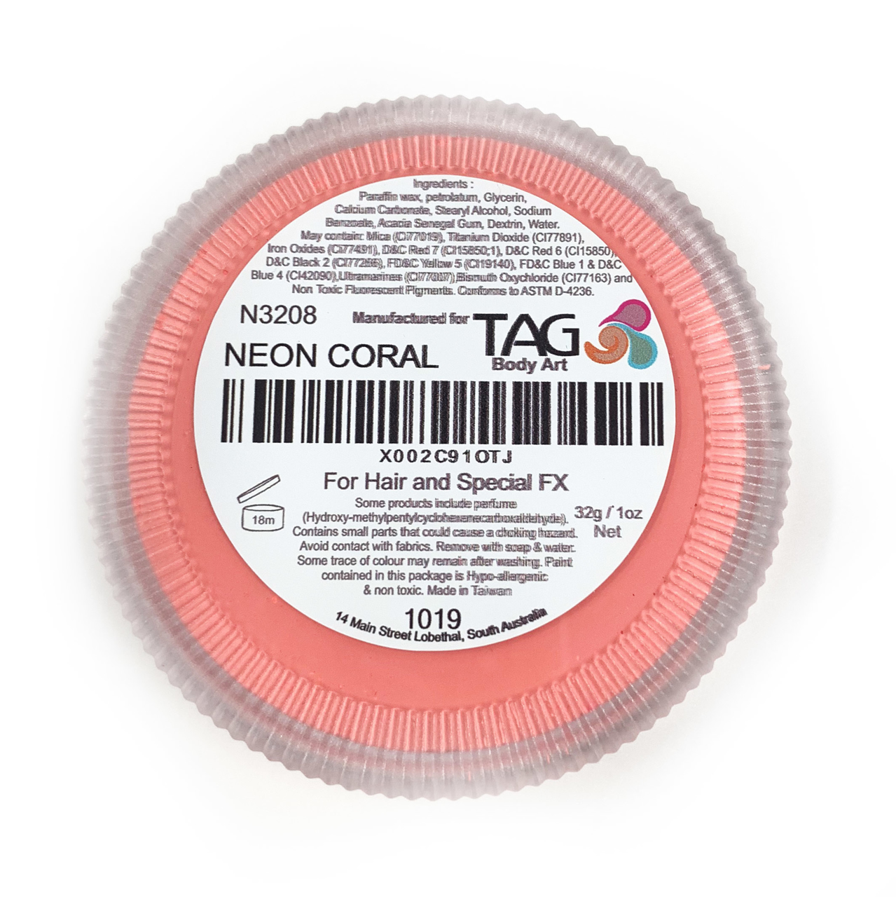 TAG - Neon Coral - 32g (SFX)