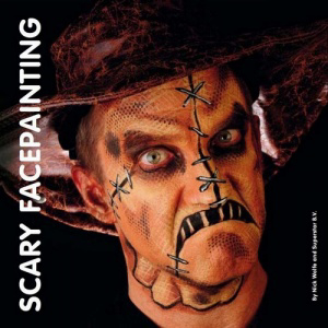 Picture of Scary Face Painting Book by Nick Wolfe