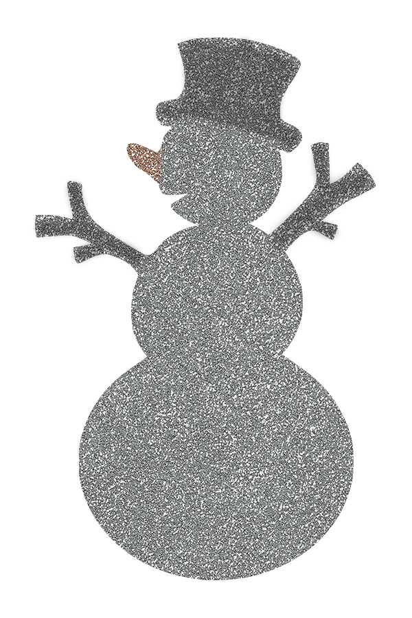 Picture of Snowman Glitter Tattoo Stencil - HP-28 (5pc pack)