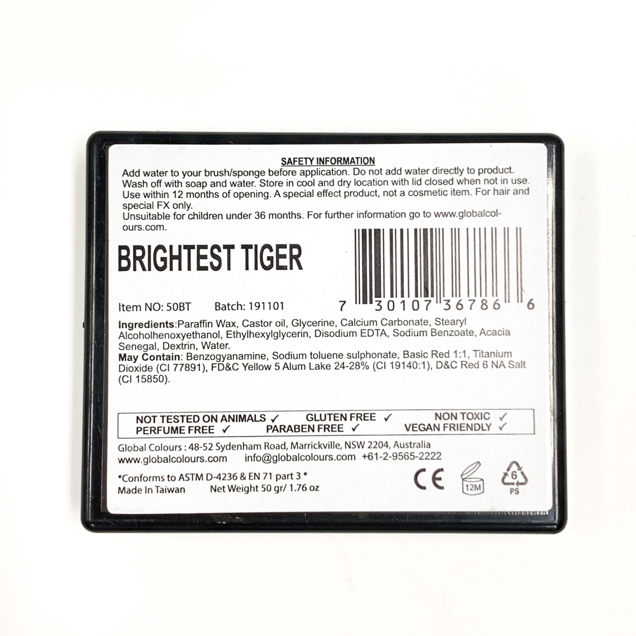 Picture of Global - Blending Cakes - Brightest Tiger - 50g