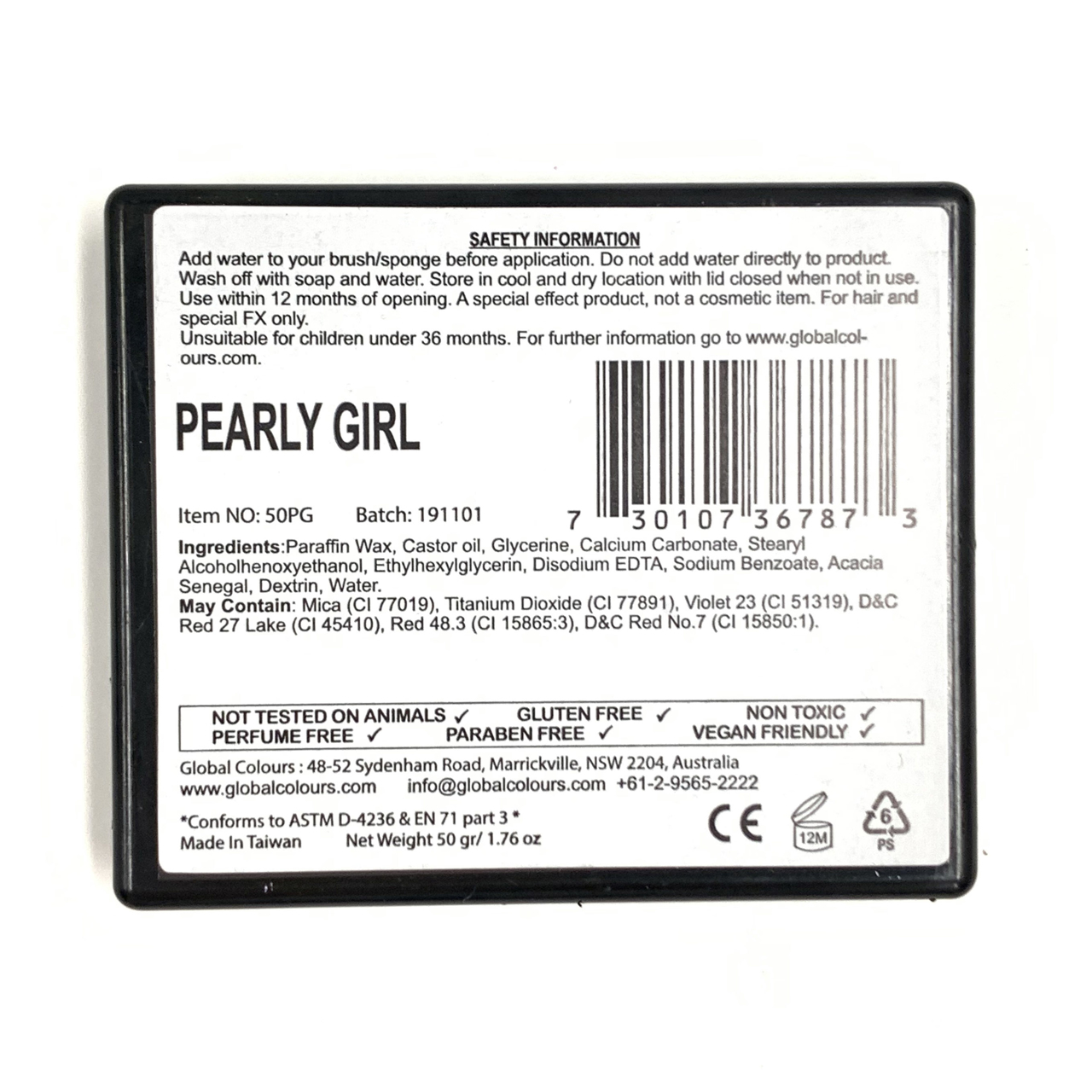 Picture of Global - Blending Cakes Pearly Girl - 50g