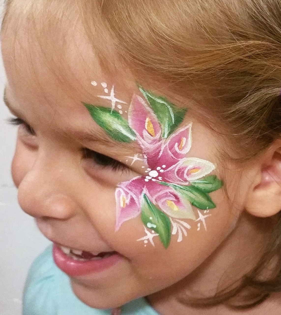 One Stroke Face Painting Beginner Class - Floral Designs - March 12th