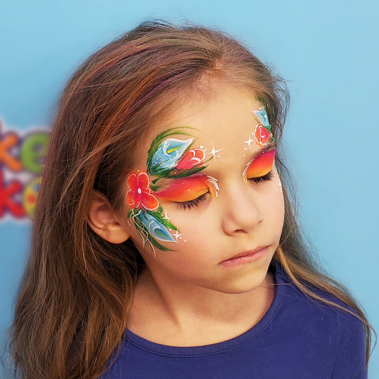 One Stroke Face Painting Beginner Class Floral Designs March 12th