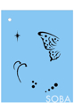 Picture of Mini Butterfly Wings Stencil - SOBA-80
