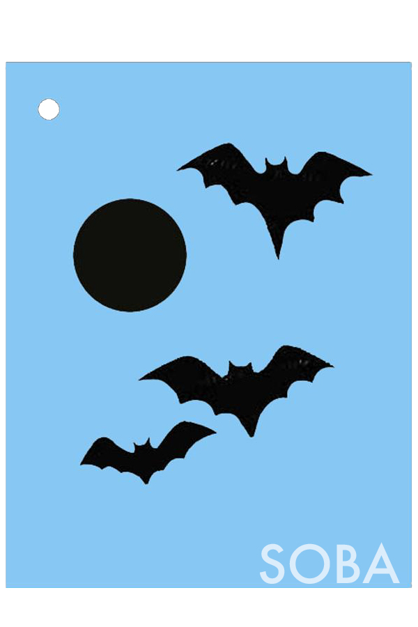 Picture of Bats Stencil - SOBA-81