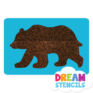 grizzly bear stencil