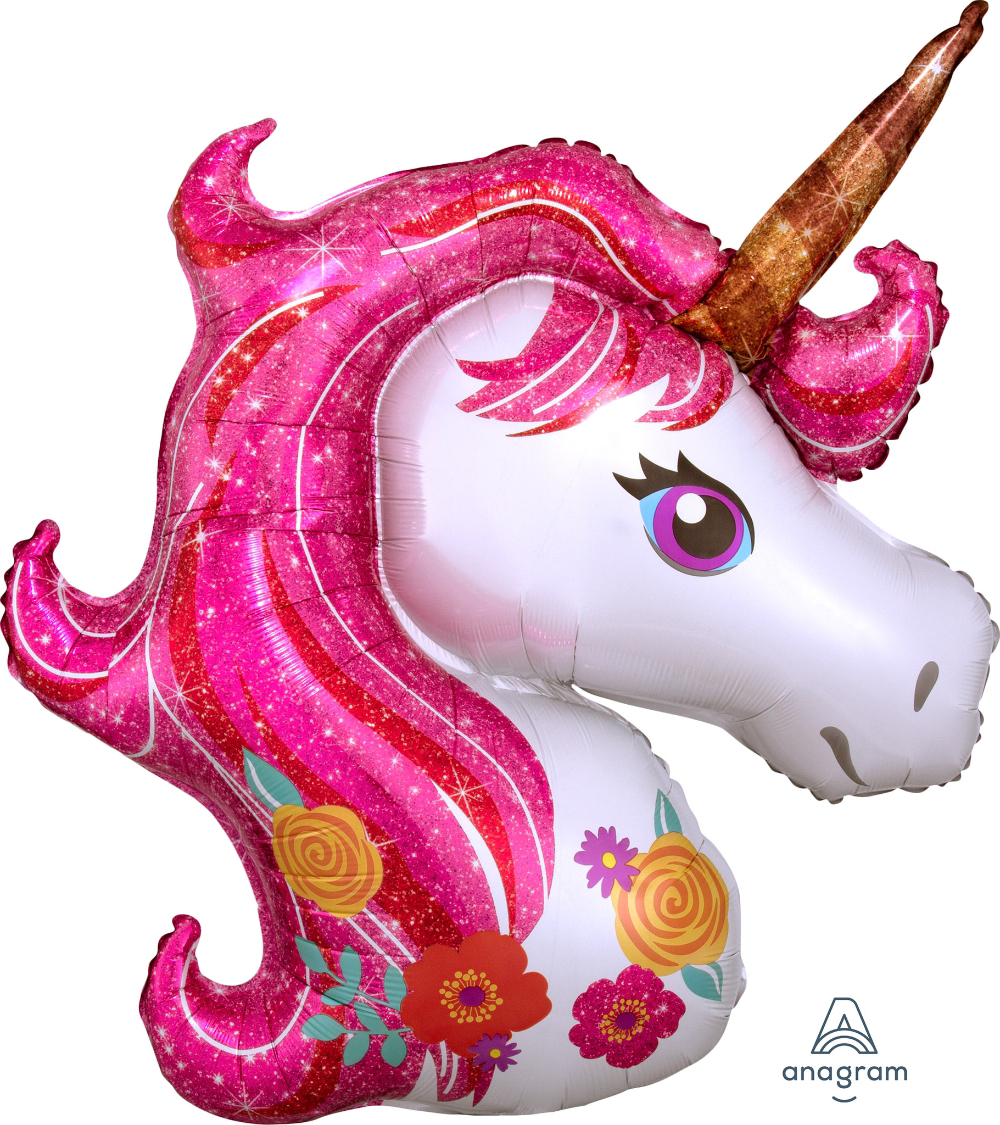 Picture of 33" Magical Unicorn Foil Balloon (1pc)