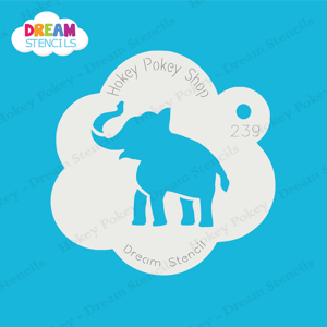 Elephant Stencil | Animal Stencils | Reusable Mylar Plastic Stencils -  Hokey Pokey Shop | Professional Face and Body Paint Store | Face Painting  Supplies Canada