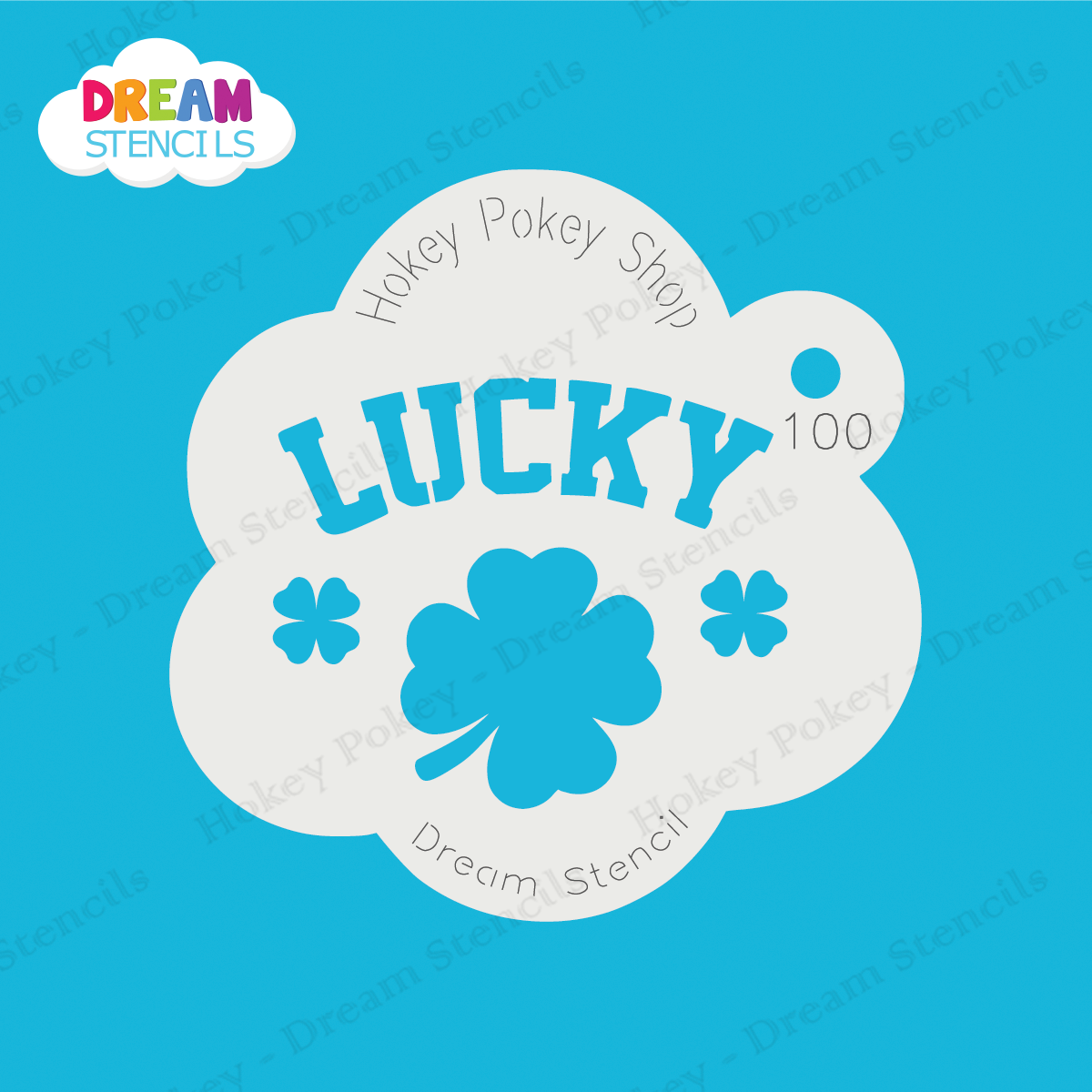 Picture of Lucky Four-Leaf Clover - Dream Stencil - 100