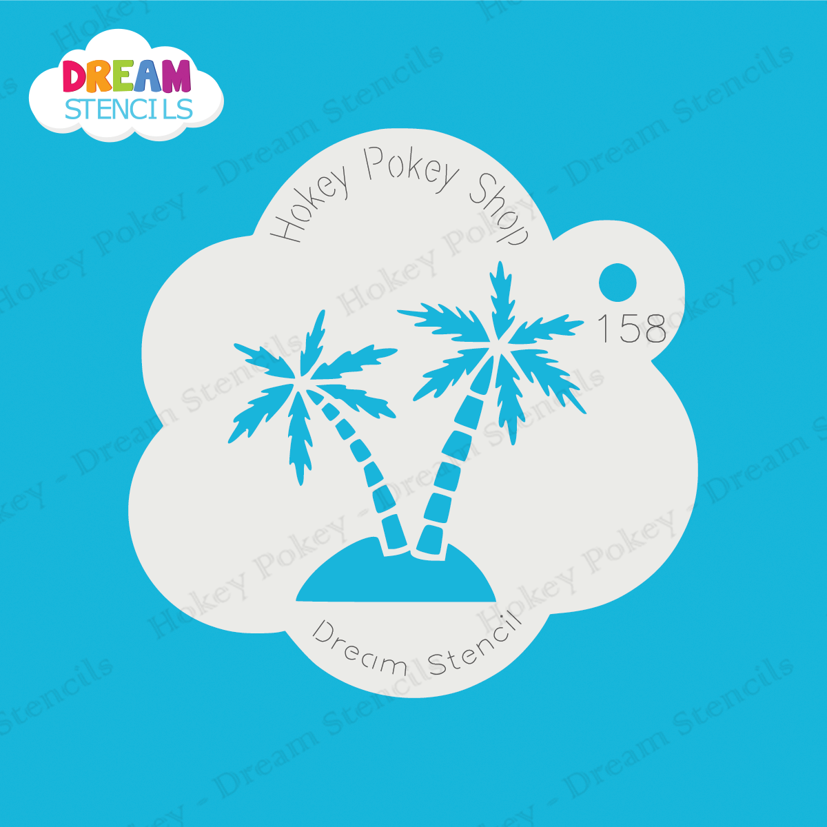 Picture of Palm Trees - Dream Stencil - 158