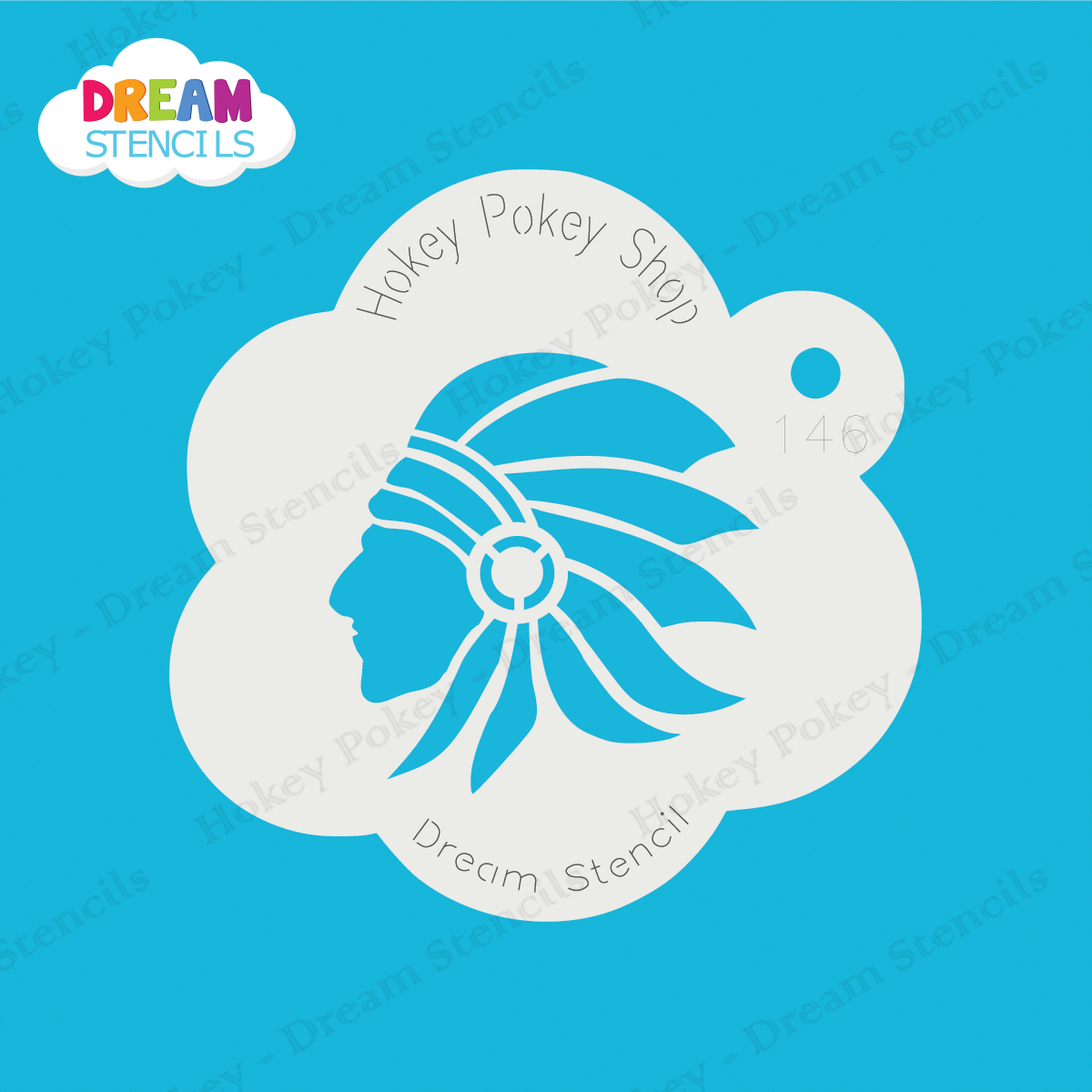 Picture of Indigenous Tribal Chief - Dream Stencil - 146