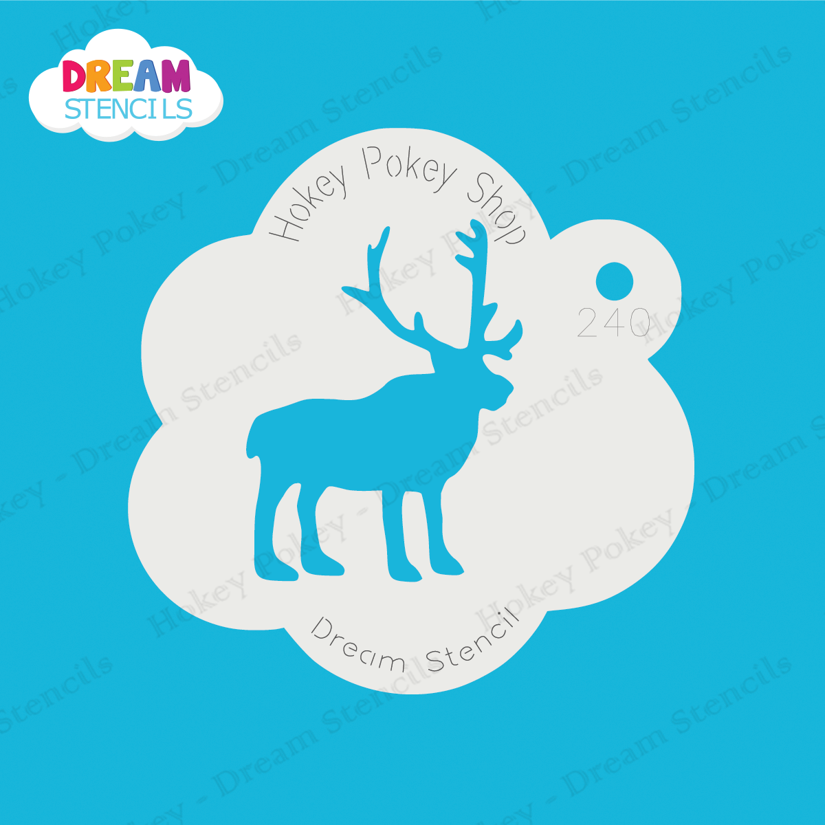 Picture of Reindeer - Dream Stencil - 240