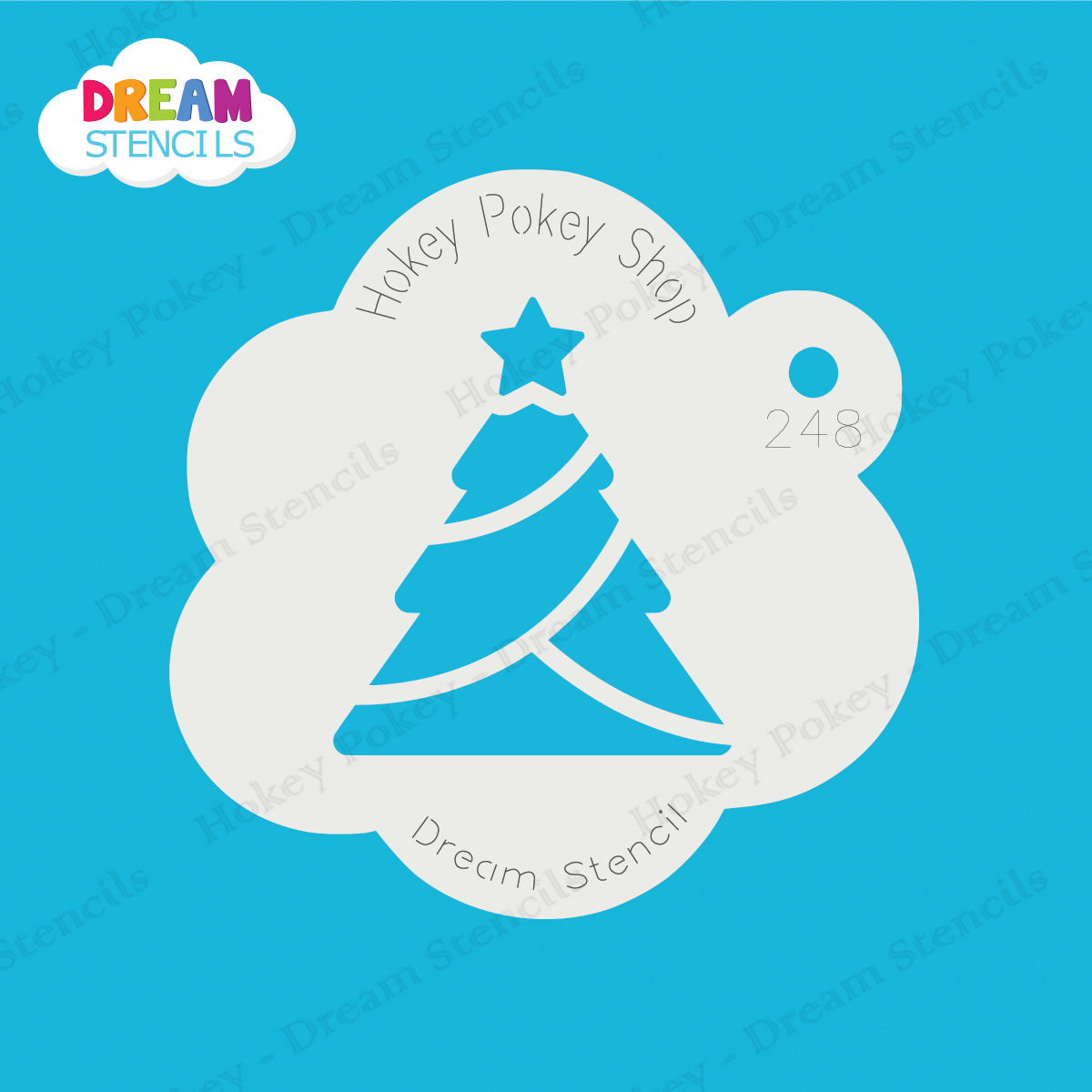 Picture of Classic Christmas Tree - Dream Stencil - 248