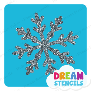 Picture of Snowflake Glitter Tattoo Stencil - HP-277 (5pc pack)