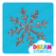 Picture of Snowflake Glitter Tattoo Stencil - HP-277 (5pc pack)